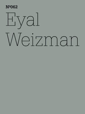 cover image of Eyal Weizman